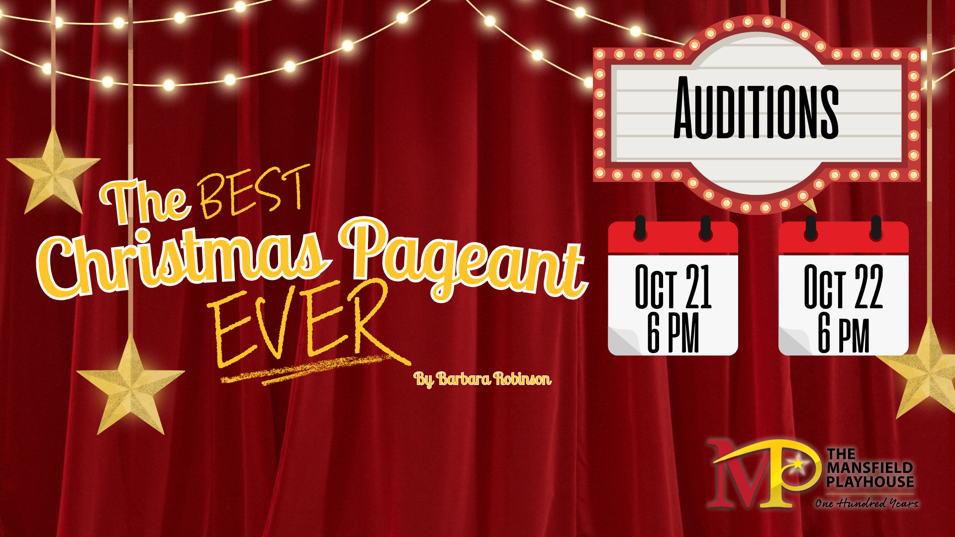 Auditions! The Best Christmas Pageant Ever